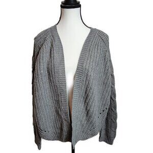 Free Generation Los Angeles Oversized Grey Cardigan  sz L